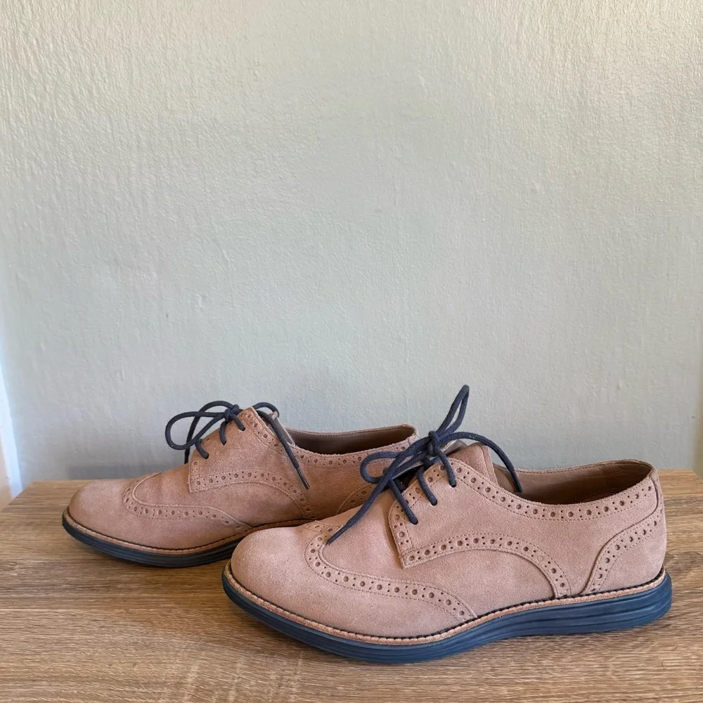 Cole Haan Women’s Lunagrand Wing Tip Shoes - 8.5 - Picture 3 of 7